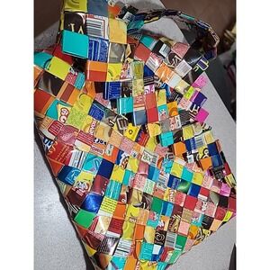 Vtg. Candy Wrapper Purse‎ Hand Bag 90's Style Retro Purse